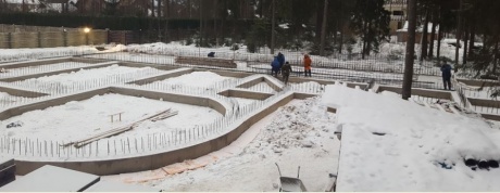 Зимовка фундамента