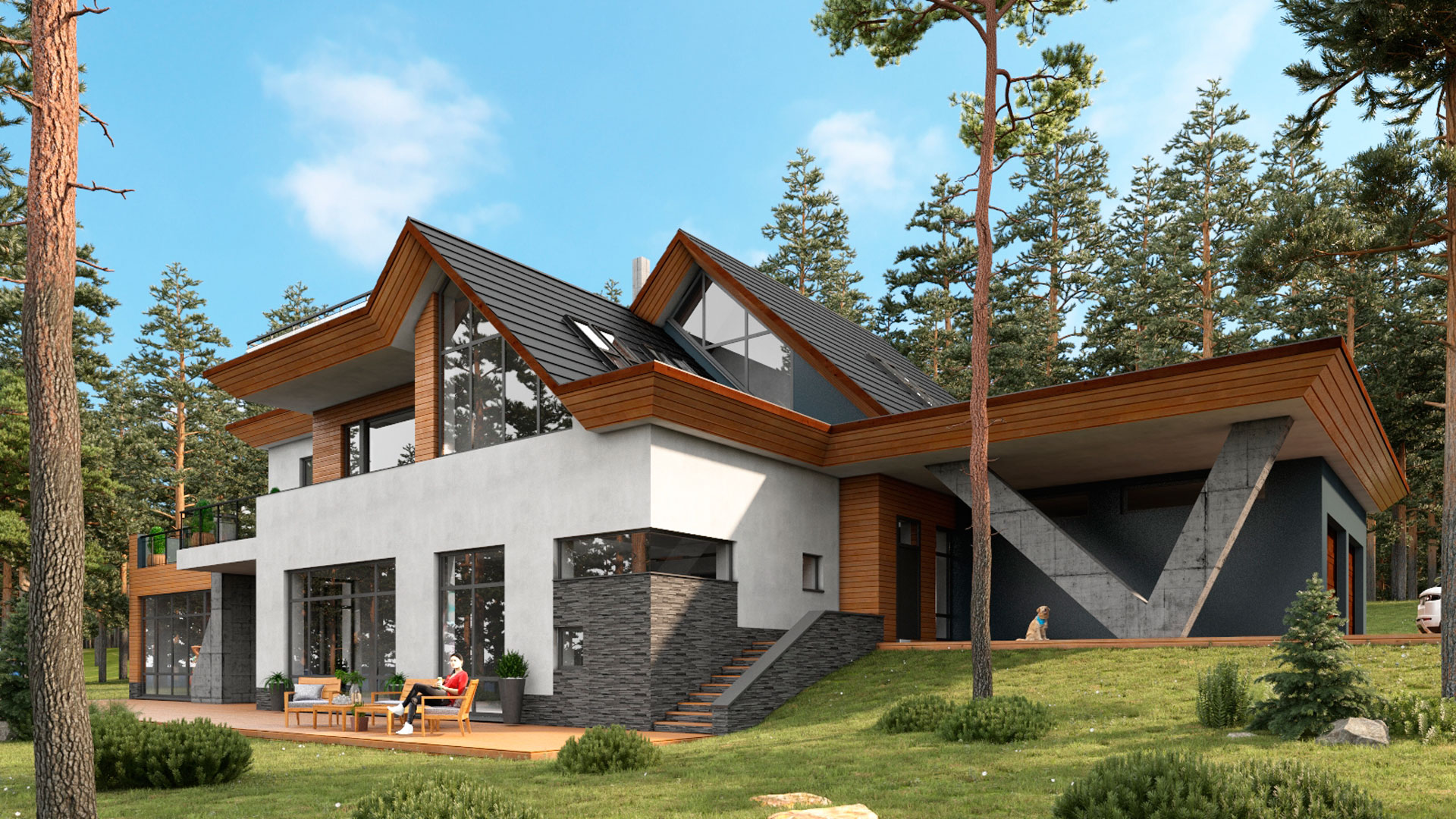 Современное проектирование коттеджей