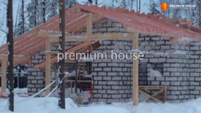 Кровля бани. Охта с баней - 2