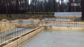 Фундаментная плита. Дом Райт - 13