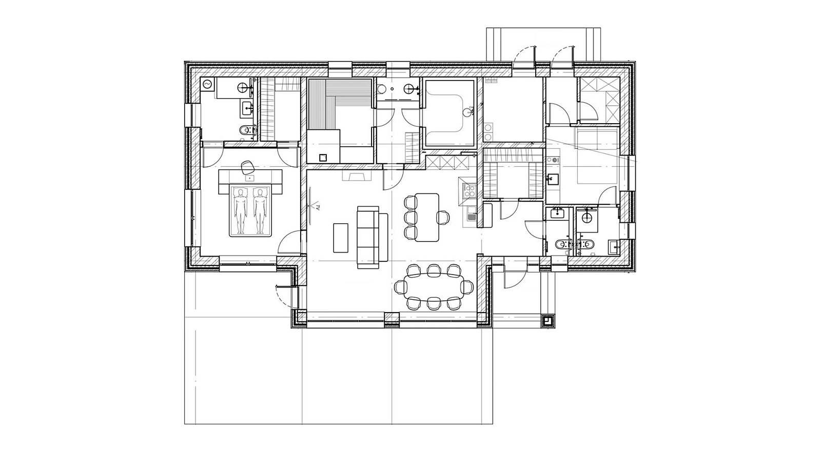 Планировка 1 этаж