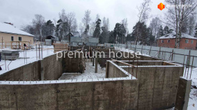 Бетонирование стен цоколя - 7