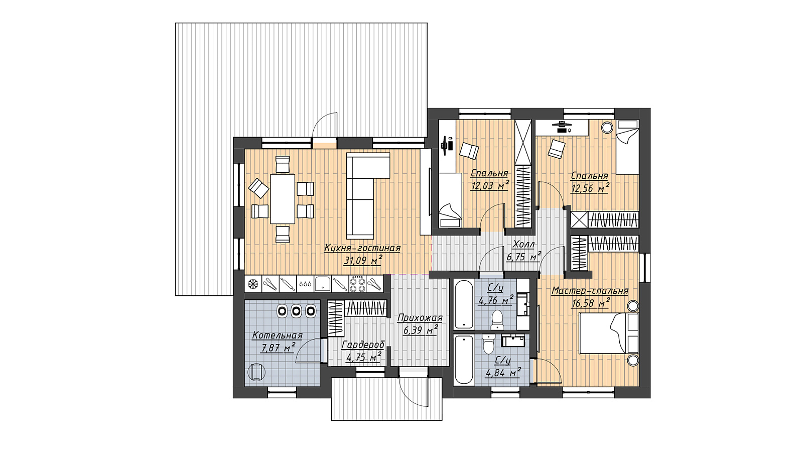 Планировка 1 вариант