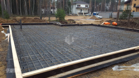 Фундамент бани. Охта с баней - 3