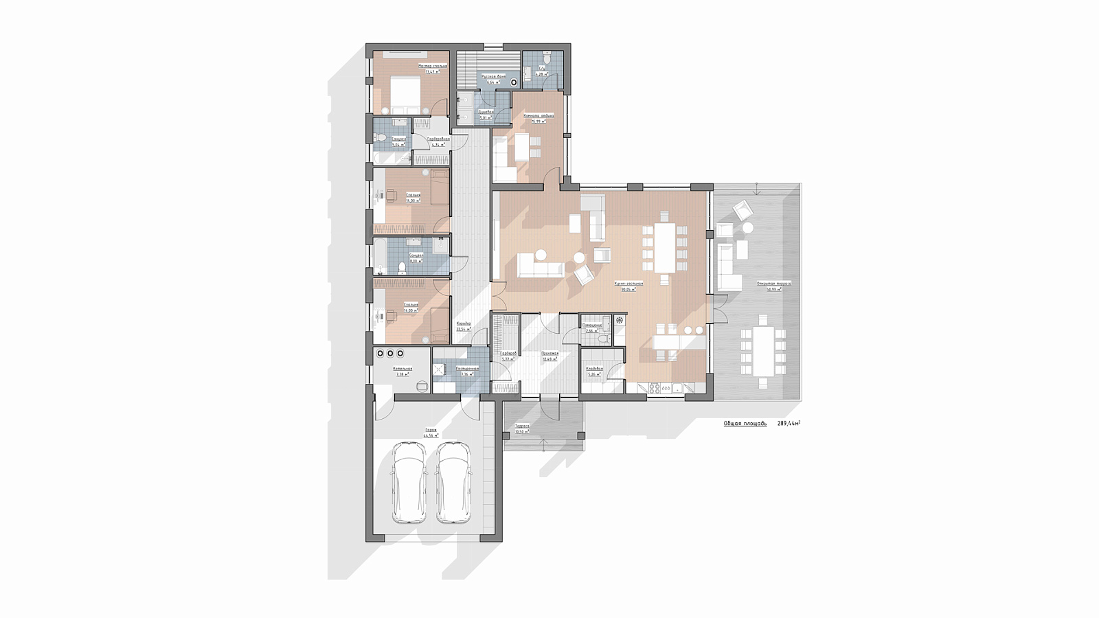 Планировка 1 этаж