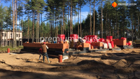 Кладка стен из кирпича 1 этажа - 11