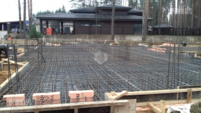 Фундаментная плита. Дом Райт - 7