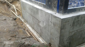 Снятие опалубки стен цокольного этажа - 4
