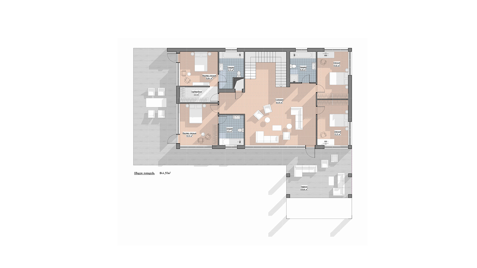 Планировка 2 этаж