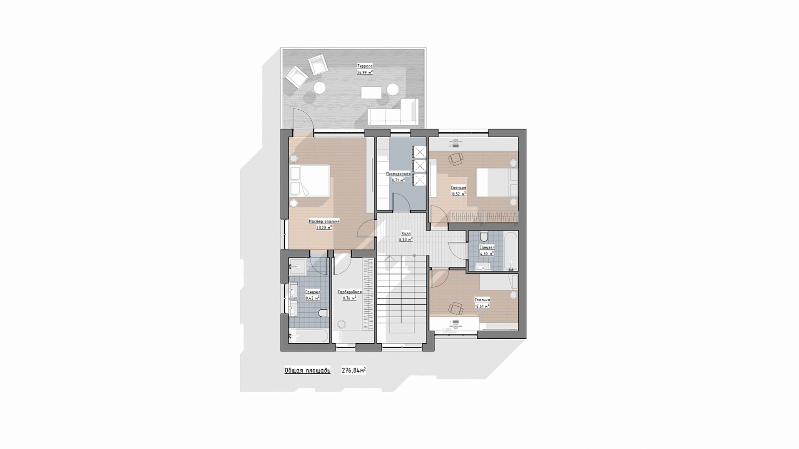 Планировка 2 этаж