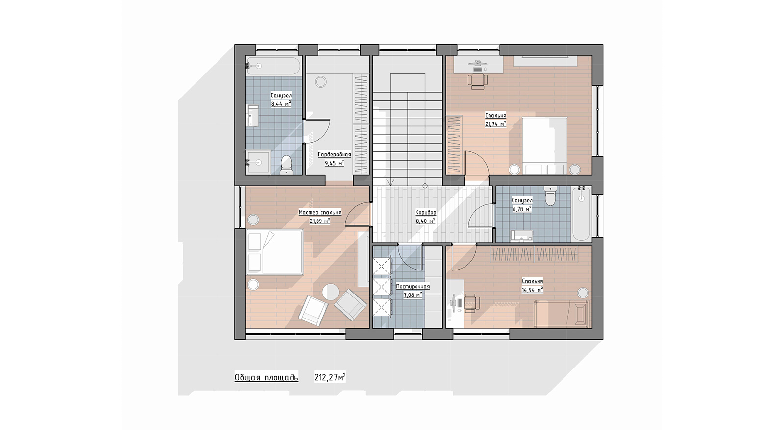 Планировка 2 этаж