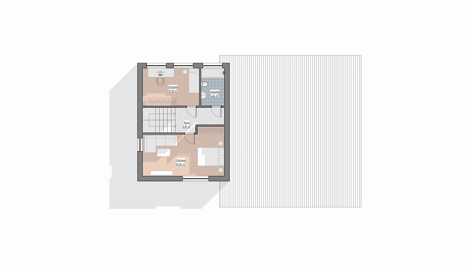 Планировка 2 этаж