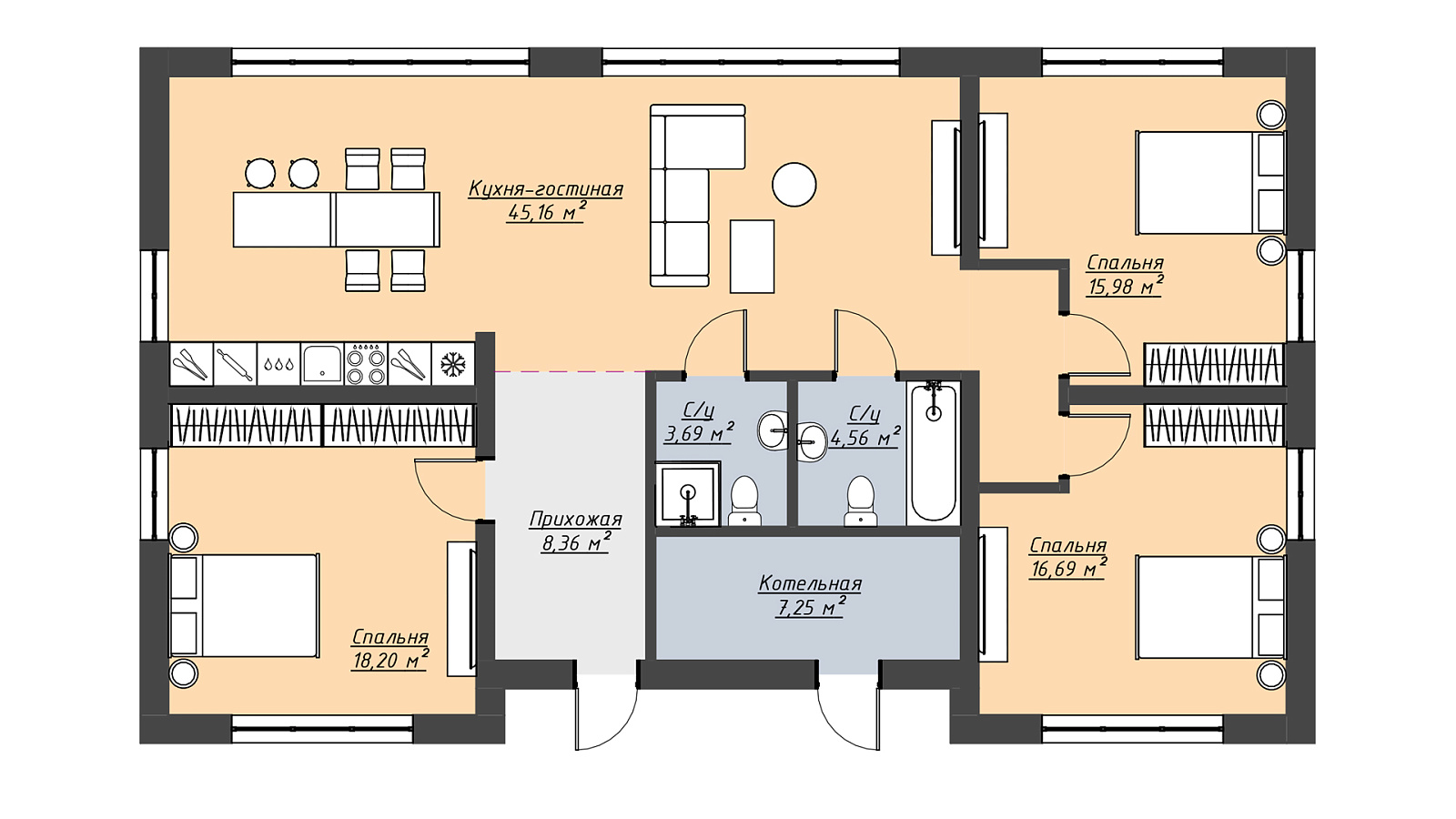 Планировка 1 вариант