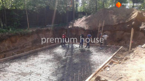 Устройство гидроизоляции и армирование плиты цокольного этажа - 7