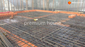 Армирование монолитной плиты перекрытия на отметке 3200 - 2