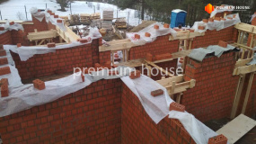 Кладка цокольного этажа. Дом под Всеволожском - 7