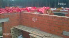 Кладка стен 2-го этажа - 15