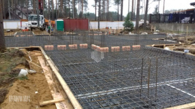 Фундаментная плита. Дом Райт - 6