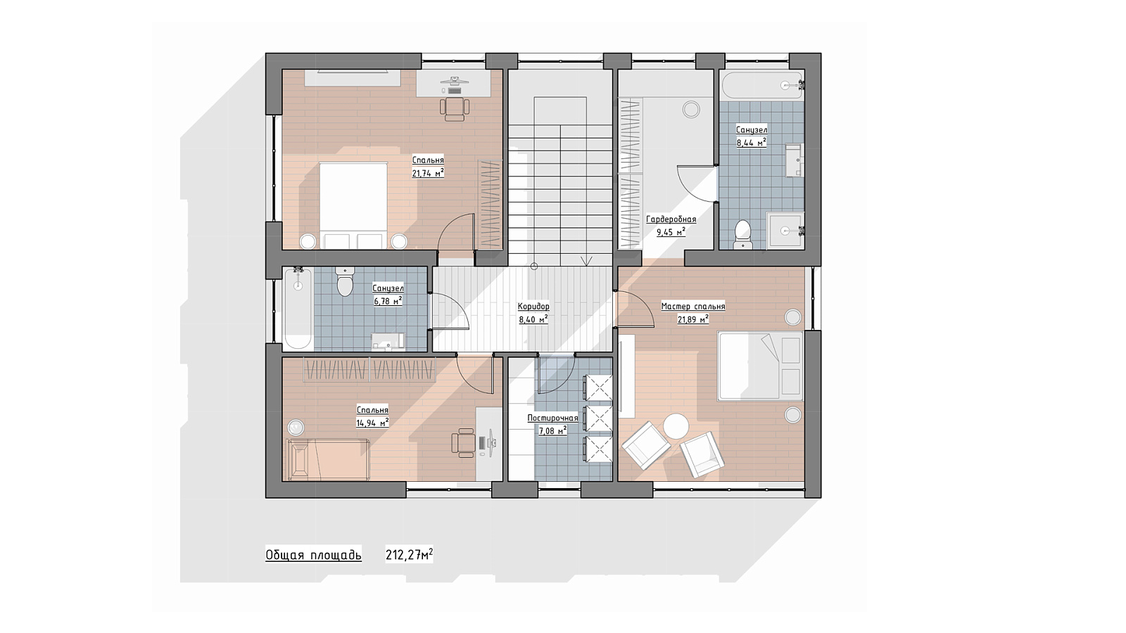 Планировка 2 этаж