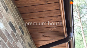 Подшивка свесов из лиственницы - 1