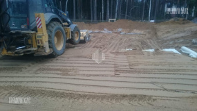 Земляные работы. Охта с баней - 4