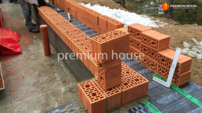 Кирпичные стены 1ого этажа, Энколово 12 - 2