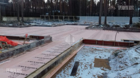 Фундаментная плита. Дом Райт - 2