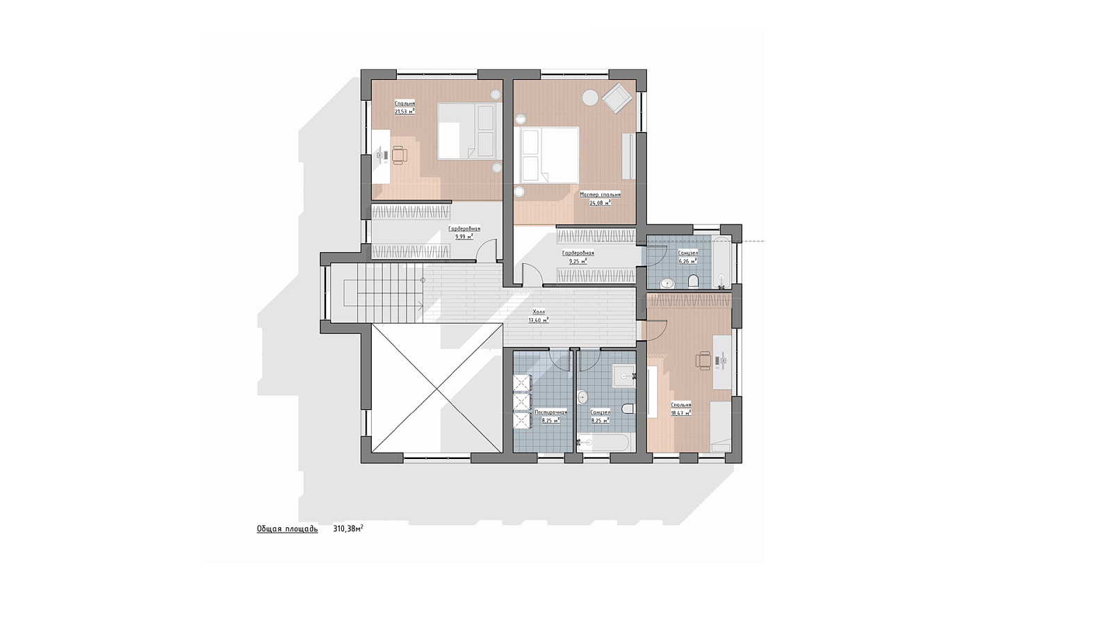 Планировка 2 этаж