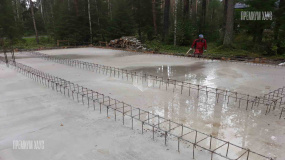 Фундаментная плита с ростверком - 2