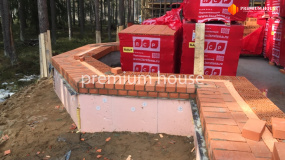 Кирпичные стены 1ого этажа, Энколово 12 - 3