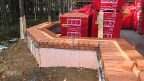 Кирпичные стены 1ого этажа, Энколово 12 - 3