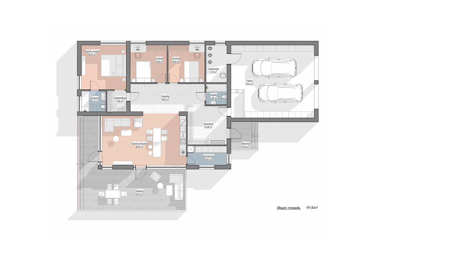 Планировка 1 этаж