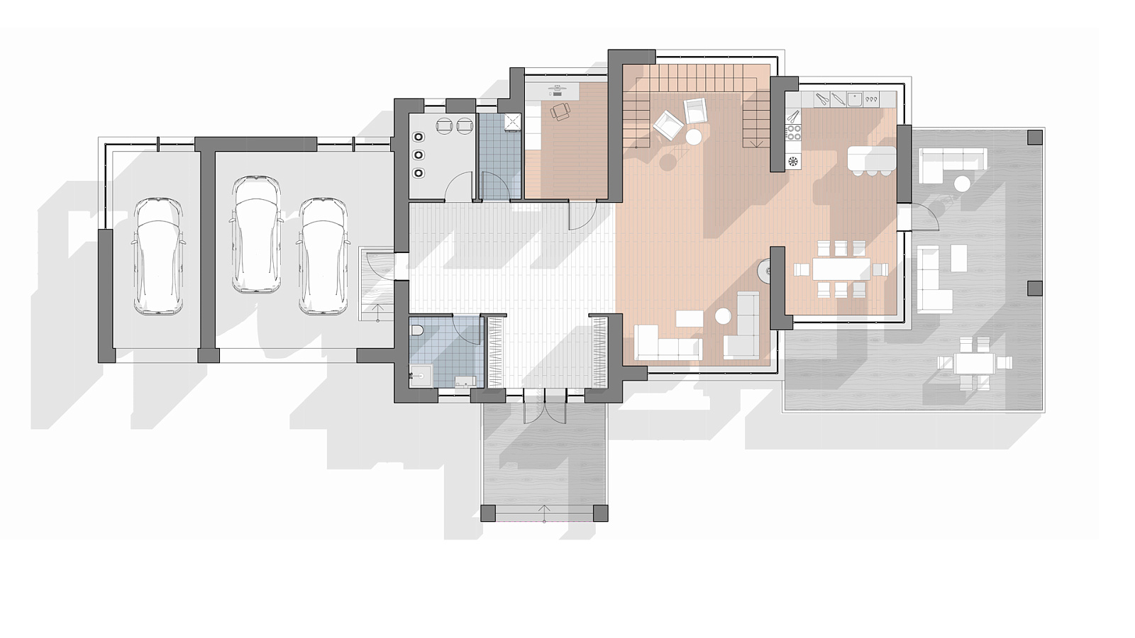 Планировка 1 этаж