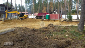 Земляные работы. Дом Райт - 2