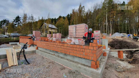 Кладка первый этаж - 10