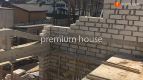 Стены газобетон 2 этажа дома. Охта с баней - 6