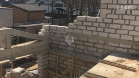 Стены газобетон 2 этажа дома. Охта с баней - 6