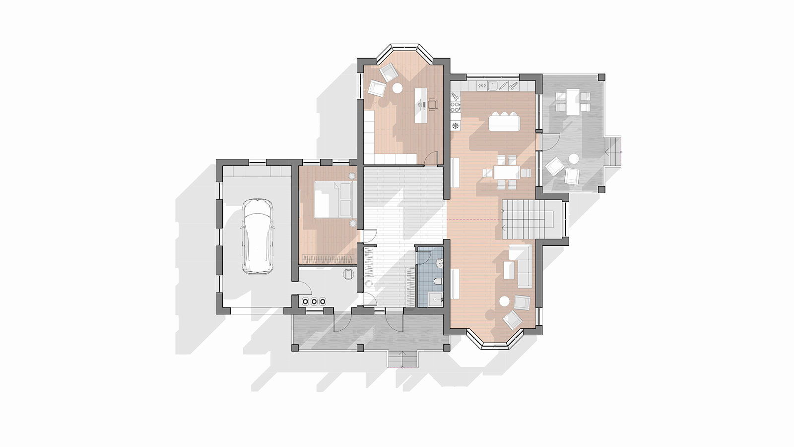 Планировка 1 этаж