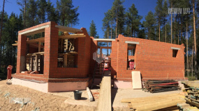 Кирпичные стены 1ого этажа, Энколово 12 - 9