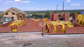 Стены 1ого этажа, Ропша 2 - 4