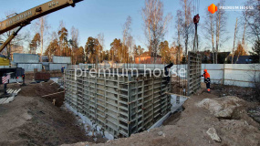 Армирование стен цокольного этажа - 4