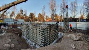 Армирование стен цокольного этажа - 4