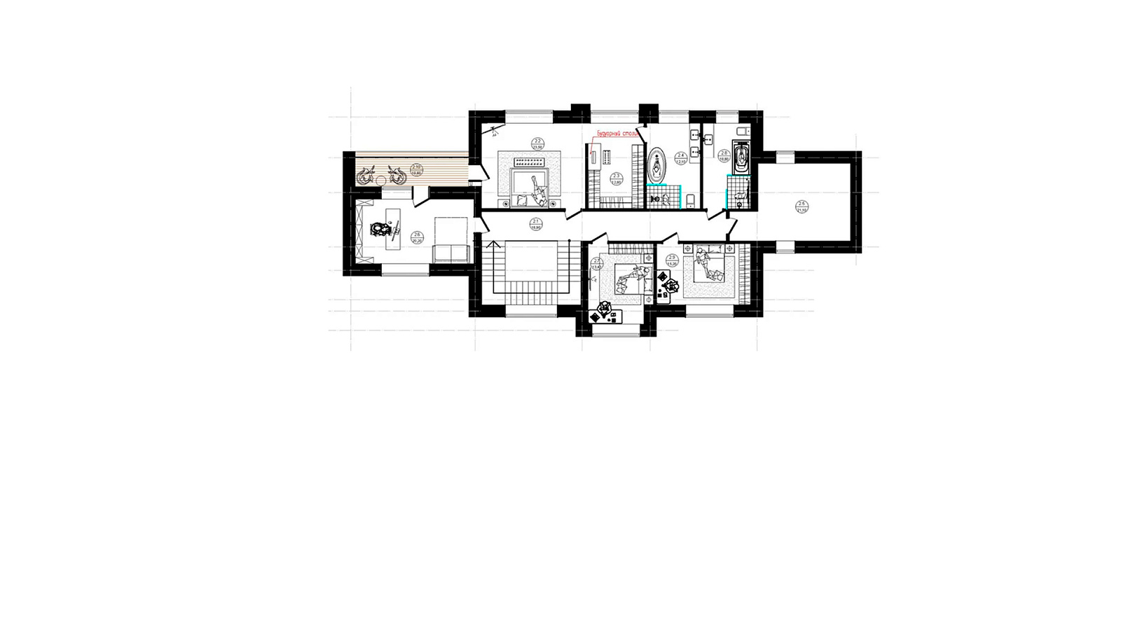 Планировка 2 этаж