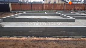 Фундамент бани. Охта с баней - 7