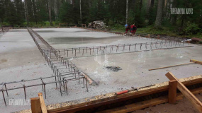 Фундаментная плита с ростверком - 3