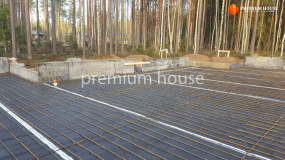 Фундамент дома. Охта с баней - 3