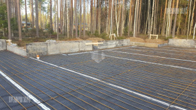 Фундамент дома. Охта с баней - 3