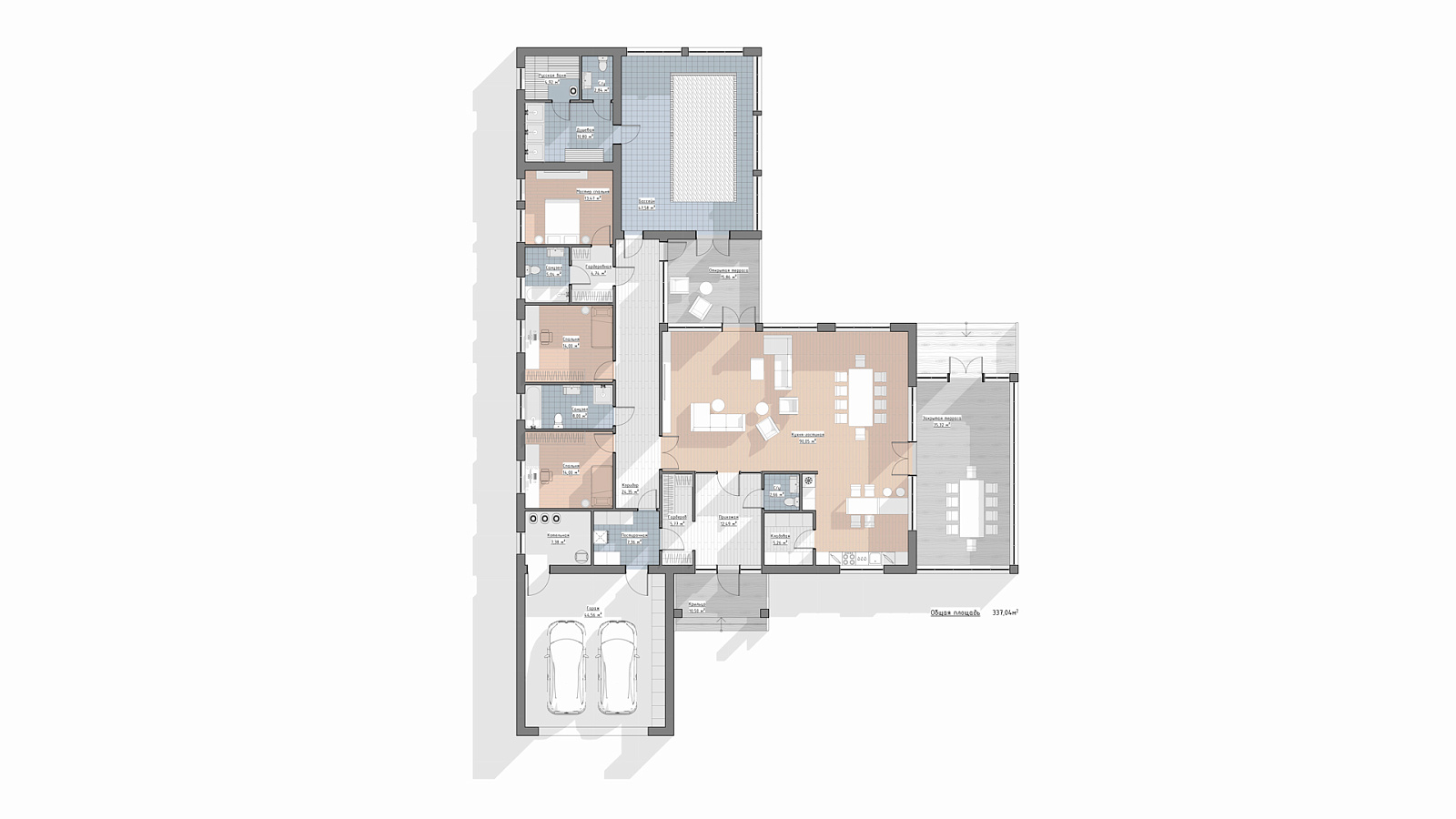 Планировка 1 этаж