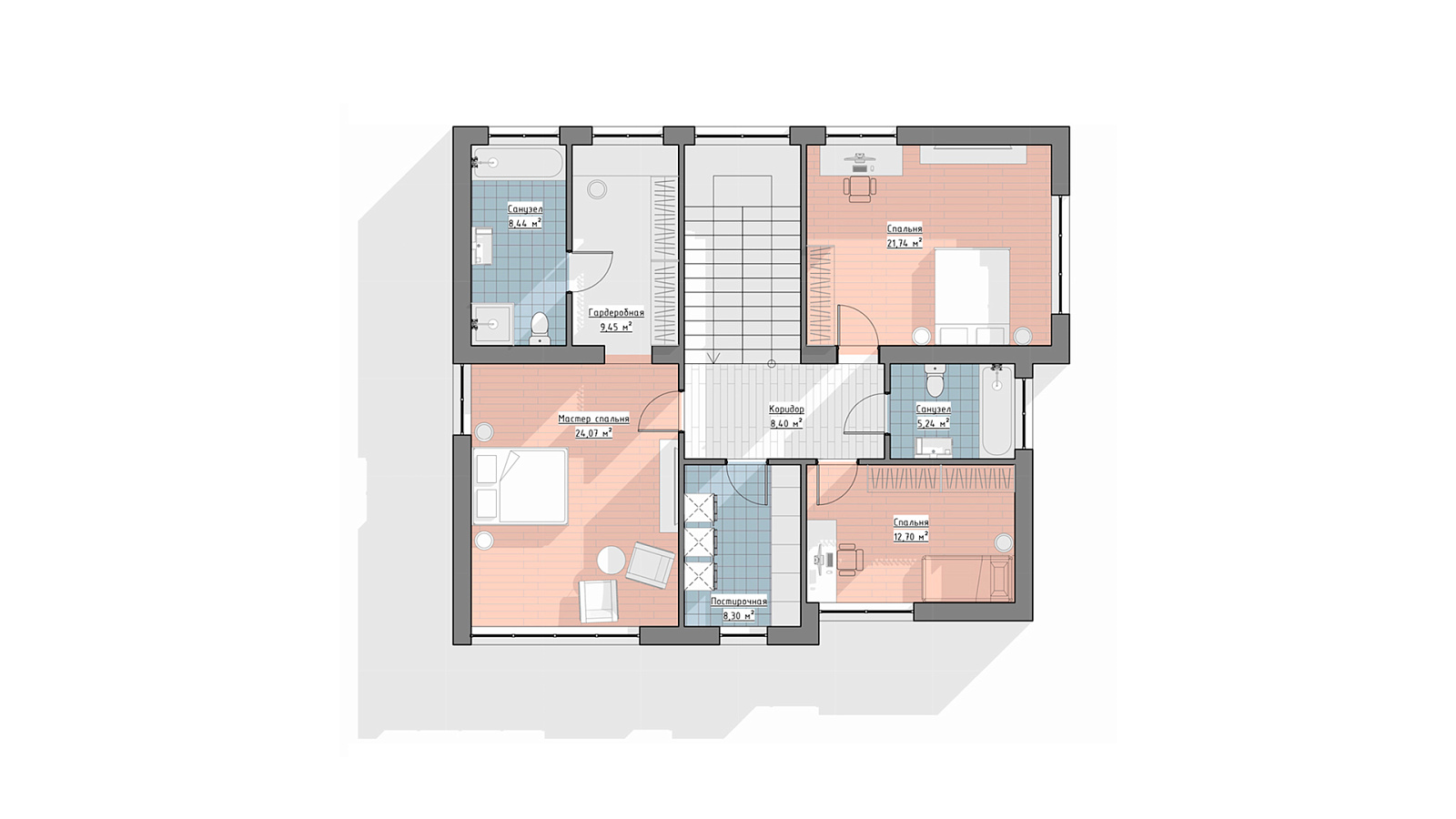 Планировка 2 этаж