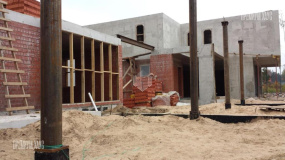 Песочнео ЖБ монолитные стены второго этажа - 2